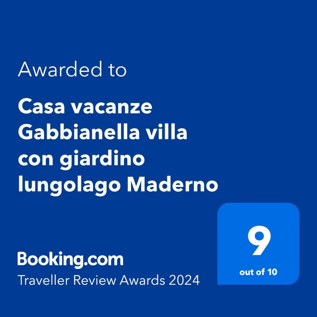 Casa Vacanze Gabbianella Villa Con Giardino Lungolago Maderno Toscolano-Maderno Exterior foto